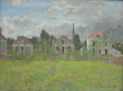 Houses in Argenteuil by Claude Monet